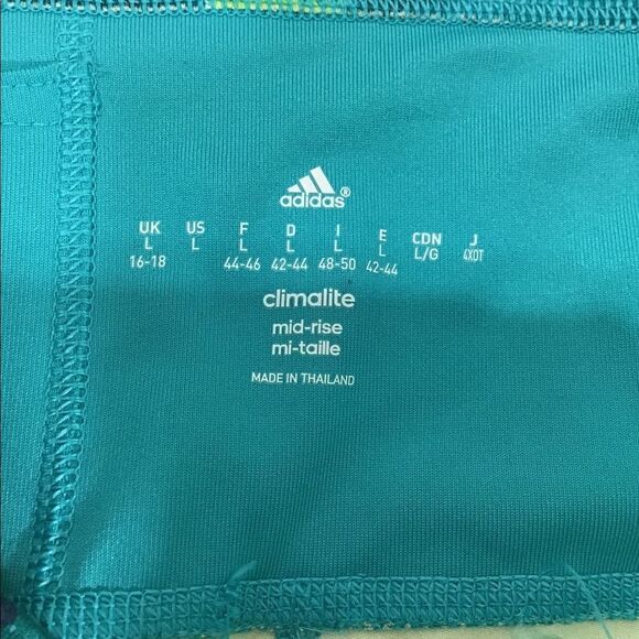 Adidas Studio Crop Leggings Size Large - Picture 10 of 10